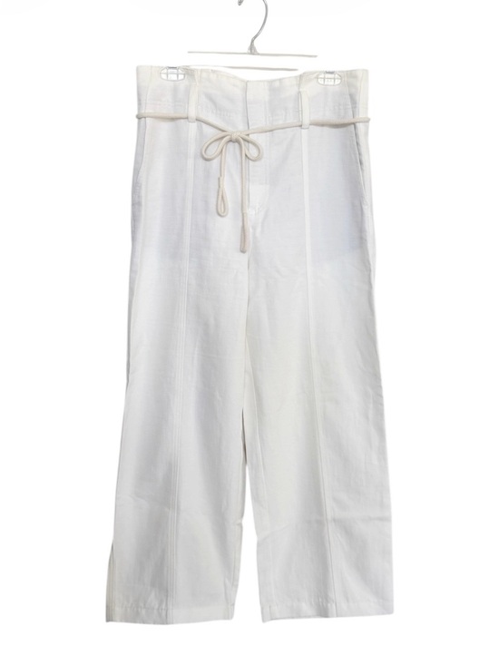 Vince Pants - Vince Linen Blend Rope Tie Cropped Pants size 8